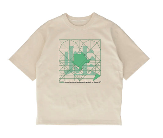 【和紙素材】カエルグラフィックTシャツ